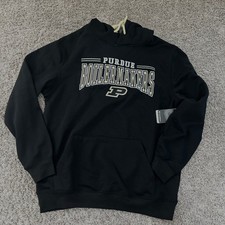 Colosseum Purdue Boilermakers Mens XL Black Hoodie NWT JPFH11477 Sweatshirt