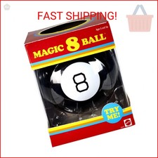 Mattel Games Magic 8 Ball Novelty Fortune-Telling Toy, Retro Look for Kids, Grow
