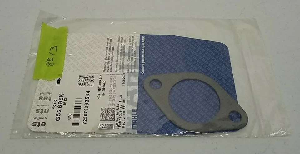 Junta de montaje de carburador Mahle G5260EK - Sello de sistema de combustible de precisión Foto 3 de 4