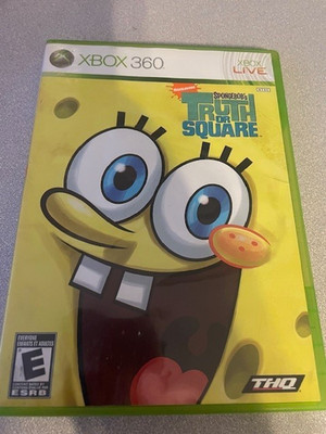 XBox 360 SpongeBob's Truth or Square  game ( free shipping to Canada  )