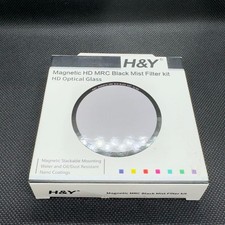H Y Magnetic HD MRC Black Mist Filter Kit for Camera, Soft Light, Easy Mount