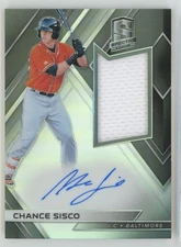 Chance Sisco 2018 Panini Chronicles Spectra Rookie Jersey Auto Relic #RJA-CS