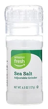 Fresh, Sea Salt Adjustable Grinder, 4.5 Oz Ounce (Pack of 1) 