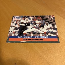 1991 Pro Set #490 Vance Johnson Denver Broncos Football Card