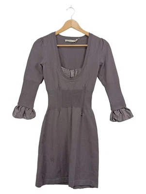 Karen Millen Robe Pull Femme Gris Élégante Côtelée (EU 38, INT M) - Photo 1/2