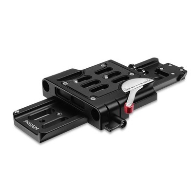 PROAIM 15mm Quick Release Camera Base Plate with Dovetail. Bridge Black