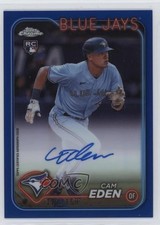 2024 Topps Chrome Rookie Auto Blue Refractor /150 Cam Eden #RA-CE Auto 0f5t