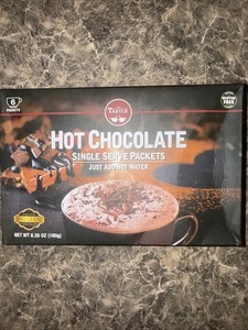 Tastle Hot Chocolate Single Serve Packets 6.35 oz Pack of 6