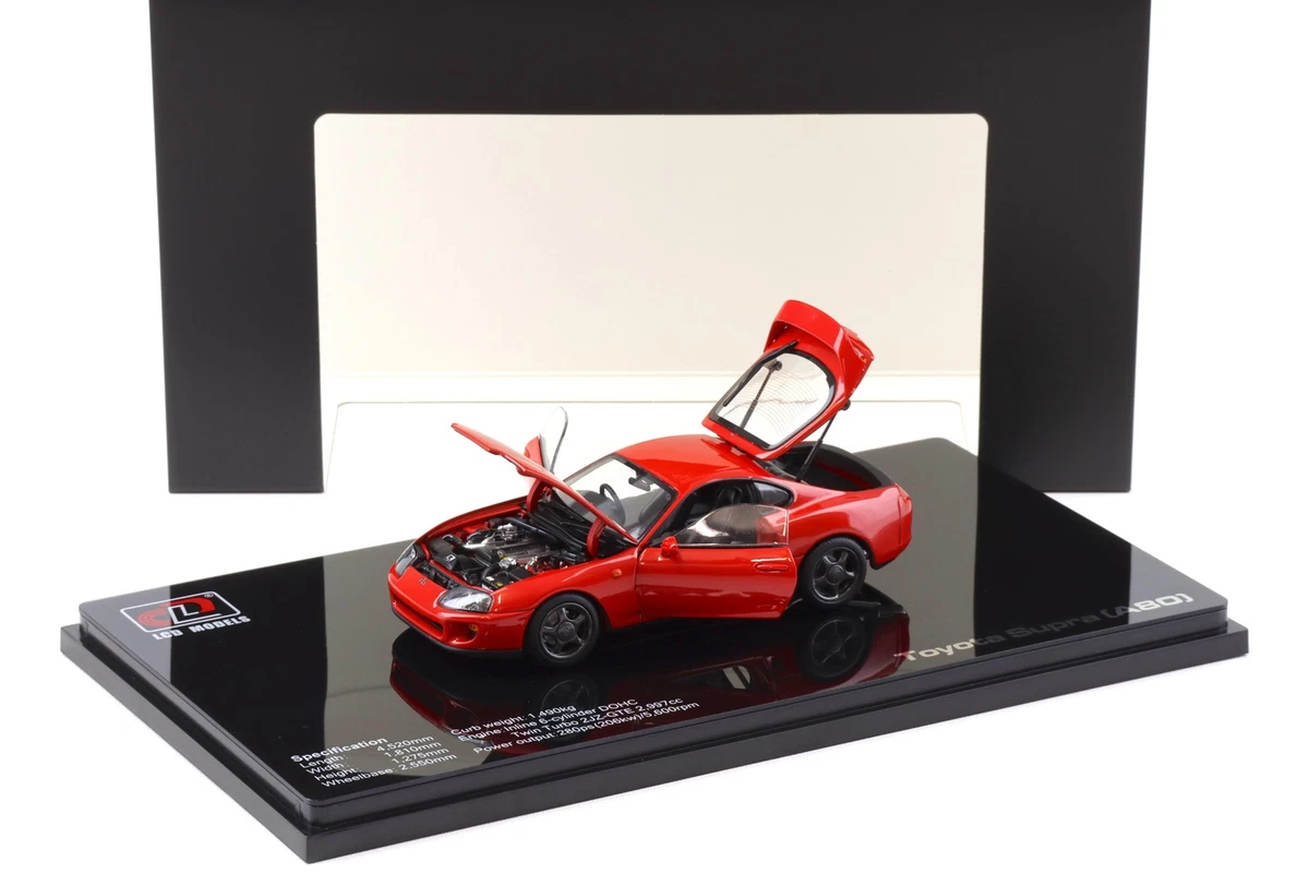 Toyota Supra 1993 – Miniature Hachette échelle 1/24, Voiture Diecast Métal, Neuve
