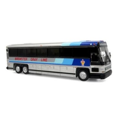 Iconic Replicas 870622 HO Maßstab MCI D4000 Reisebus - Brewster Gray Line