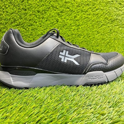 KURU Quantum 2.0 Mens Size 13.5 Jet Black Gray Athletic Running Shoes Sneakers