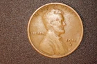 1911-S LINCOLN WHEAT CENT -  FINE   - FREE SHIPPING!
