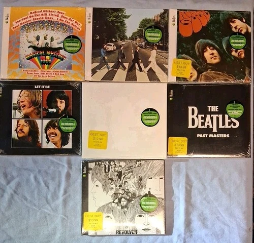 7 NEW Sealed Cds  THE BEATLES,   Revolver, Rubber Soul, Past Masters,