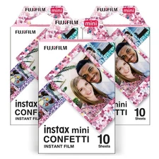 Fujifilm Instax Confetti Mini Film 10 Exposures 3 Pack Photo Paper