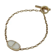 HERMES Cha ne d Ancre Verso Bracelet Pink Gold 750 Jewelry Used