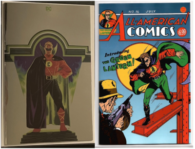 Alan Scott Green Lantern #1 FOIL & All American Comics #16