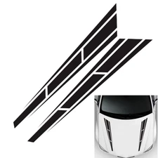 2Pcs Car Truck SUV Sport Stripe Stickers Hood Decal Graphics Side Body Stickers