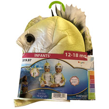 Disney The Little Mermaid Flounder Halloween Costume Infant Size 12 - 18 Month