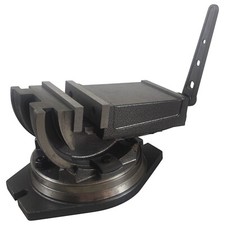 Precision 6 inch Milling Machine Vise 2 way 2" Tilting  Swiveling Machine Vice