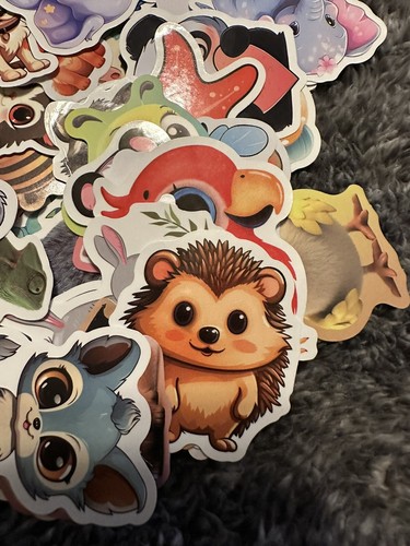 Lote aleatorio de 150 pegatinas de animales - Imagen 6 de 7