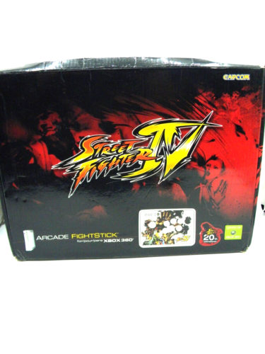 Street Fighter IV Collectors Edition ARCADE FIGHTSTICK for Xbox 360 with Box