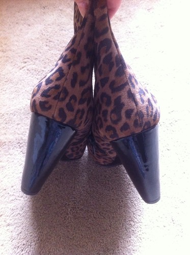 Ladies Ankle Boots-Wedges 9cm Heel,Suede+Leather,Italian Quality Size 4(37)New - Picture 3 of 7