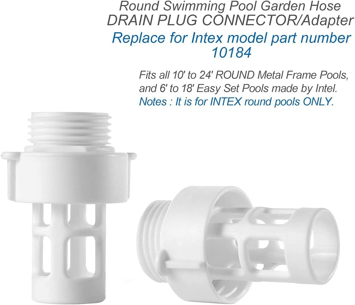Pool Drain Hose Adapter Replacement Parts for Intex round Swimming Pool 10184 (1 eBay