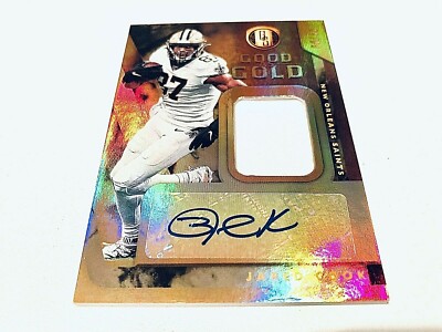 Jared Cook 2020 Panini Gold Standard Good as Gold Refr.Pl.W.Jersey Autograph#/99