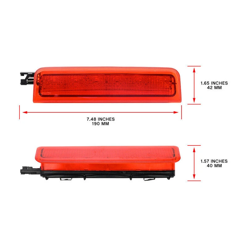LED Rear High Level Brake Stop Light Lamp Fits For VW Caddy MK3 2004-2020 - image 4 of 4