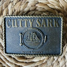 Cutty Sark  Vintage 1970s Promotional Limited Edition Belt Buckle