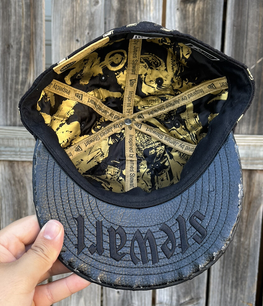 New Era Capture The Flag James Stewart Edition Fitted Hat 7 1/4 Motocross RARE