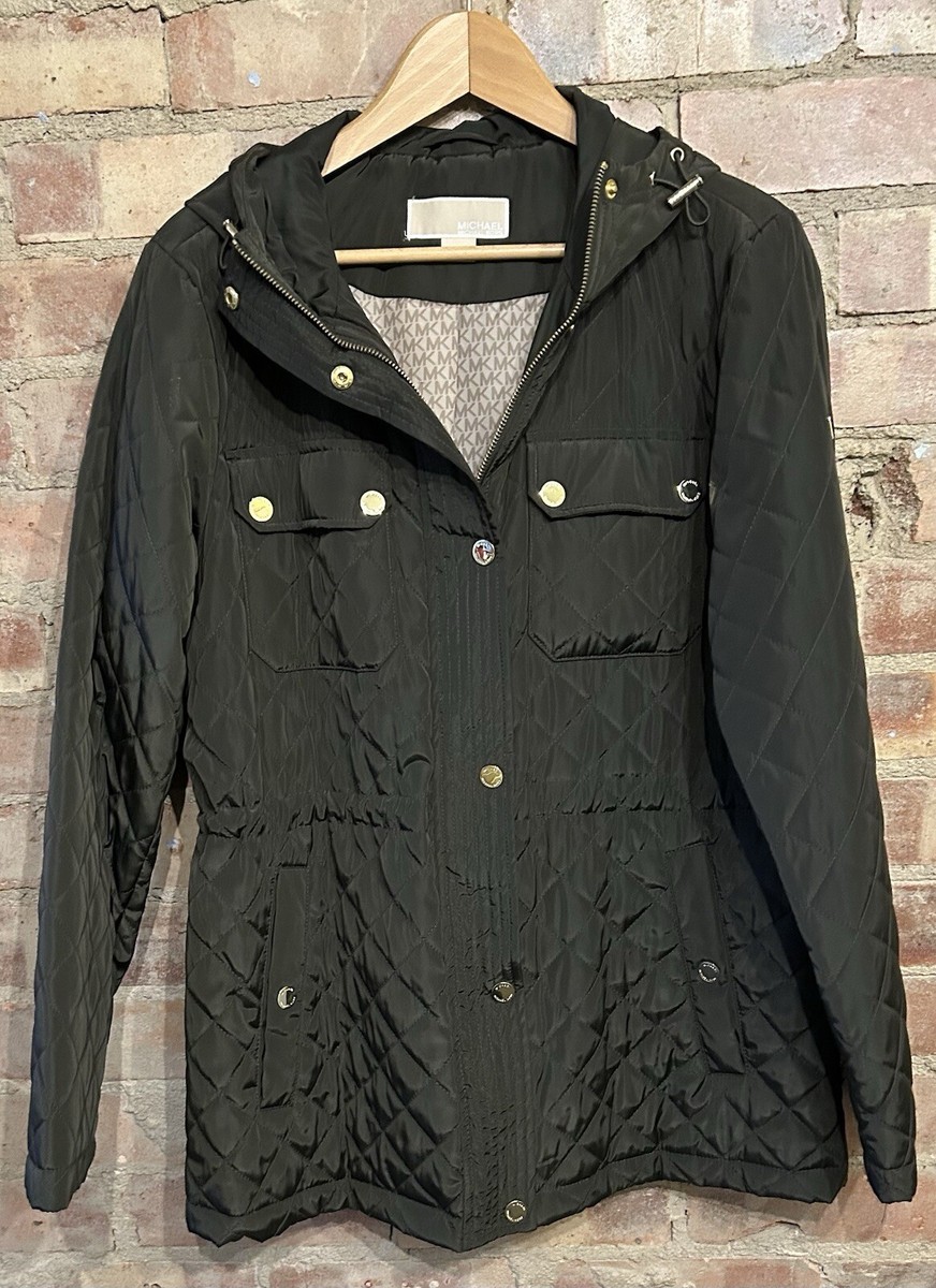 Michael Kors Jacket Olive Green Women's Size Large UK