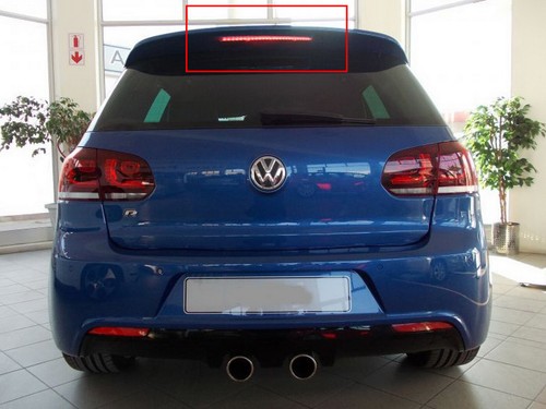 LED Schwarz Zusatz 3te. Bremslicht Bremsleuchte für VW Golf MK V 1K1 GTI 2004-09 - Bild 11 von 12