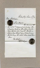 YUBA CITY, CALIFORNIA -  LETTER DATED JUNE 15TH, 1873    (LOCAL HISTORY NOTES!)