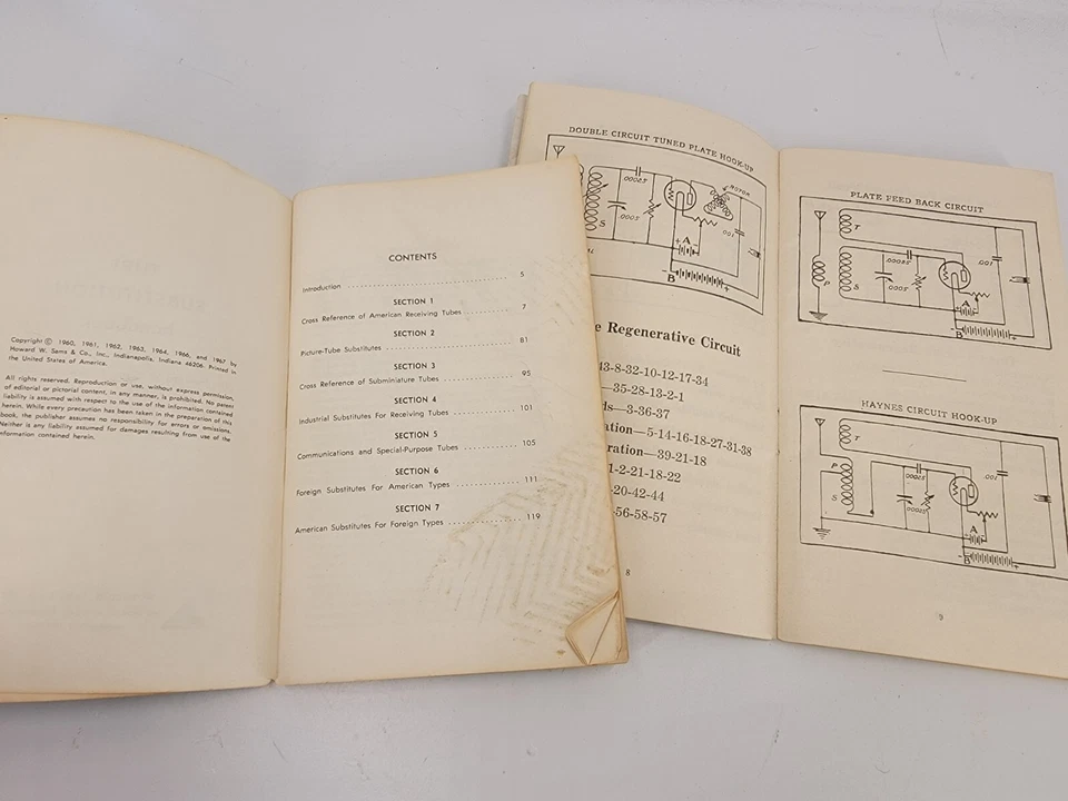 Tube Substitution Handbook & Hoff's Radio Trouble Finder Log & Sationary Book - Image 3 of 3