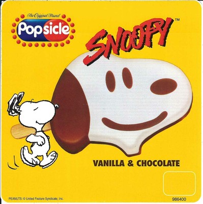 Clasico Snoopy Palito Helado Camion Adhesivo 6 X 6 Ebay