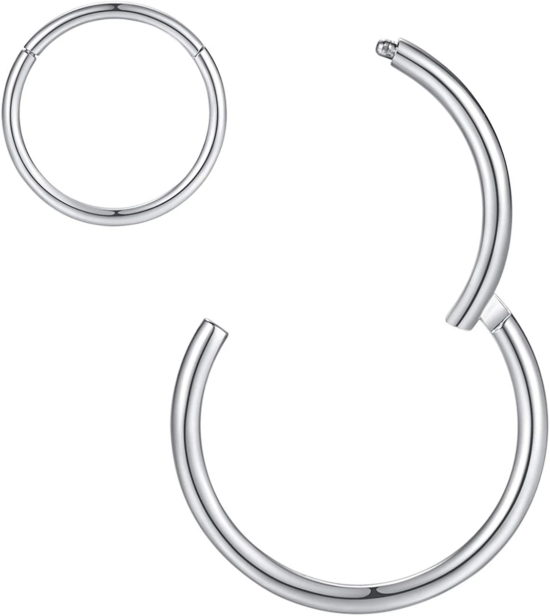 Hypoallergenic nose shop hoop