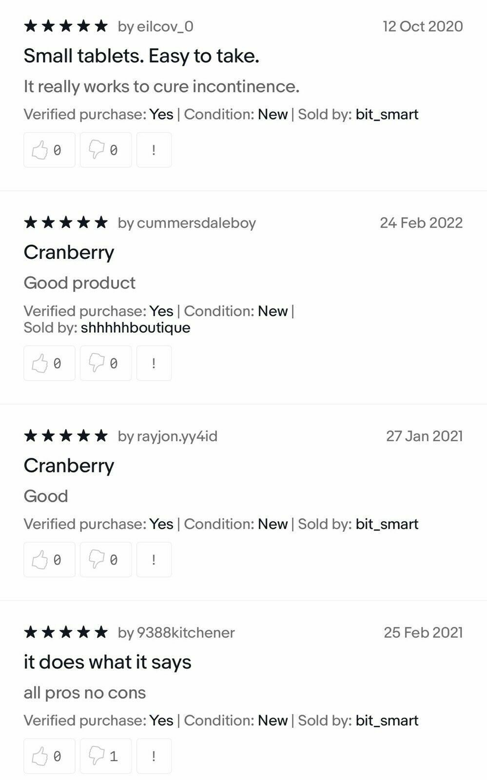 Cranberry Juice Tablets 12000mg Prevents UTI (Urinary Tract Infection