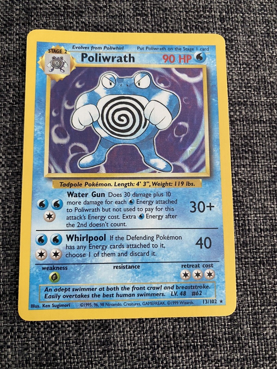 holographic poliwrath pokemon card value Misty's - 31/132 Non-Holo Rare this card is the perfect way to showcase your collection. PSA 9 MINT Poliwrath 13/102