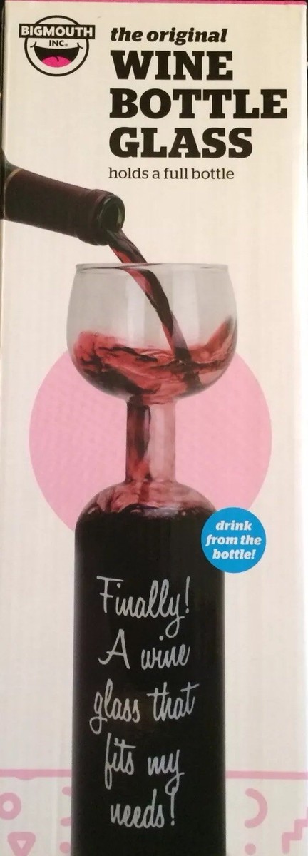 The Original Wine Bottle Glass - Holds a Full Bottle - New | eBay