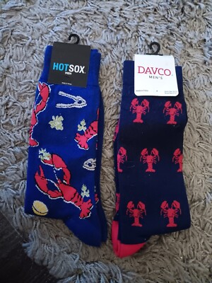 Men's Lobster Socks NWT Lot of 2 Pair
