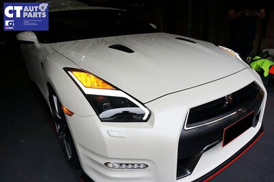 LED DRL Dynamic Projector Headlights for 07-14 Nissan GTR R35 GT-R