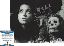 KAREN ALLEN SIGNED 'INDIANA JONES' 8x10 MOVIE PHOTO J ACTRESS BECKETT COA BAS