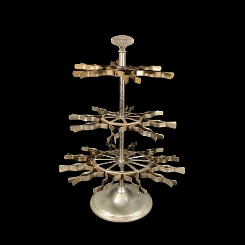 VTG Antique ACHILLES 3 Tier Rubber Stamp Holder Carousel Spins Holds 26 Stamps eBay