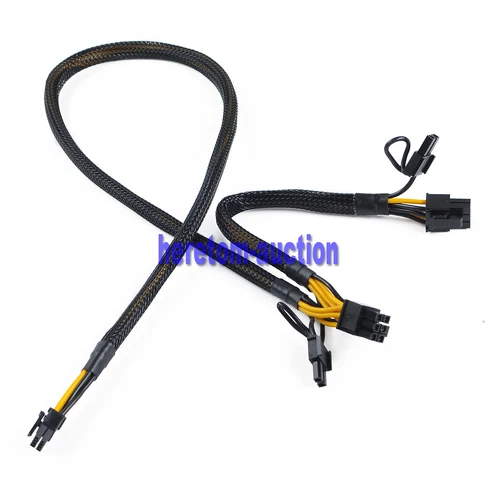 8pin to 8+8pin GPU Graphics Card Power Cable For HP DL380 DL385 G10 Gen10 PCIE