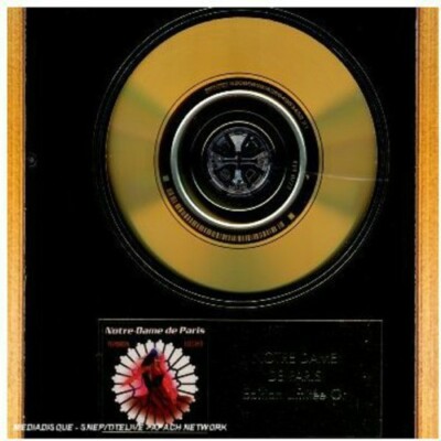 NOA/BRUNO PELLETIER/GAROU DISQUE D'OR: NOTRE DAME DE PARIS NEW CD