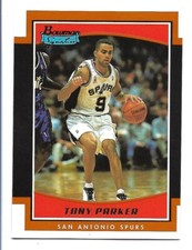 Tony Parker 2002-03 Bowman Signature Edition #SE-TP San Antonio Spurs