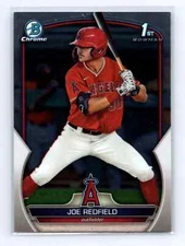 2023 Bowman Draft 1st Initiation Joe Redfield #BDC-122 Chrome Los Angeles Angels
