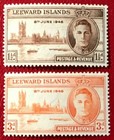 LEEWARD ISLANDS Sc#116-117 Mint NH OG VF (10-172) — photo 1