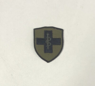 2 Medical Med RAMC Brigade Badge Patch TRF, Hook & Loop Option MTP Combats B71